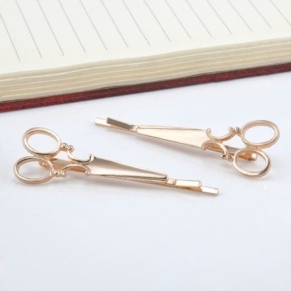 Scissor Hair Clips Set - Picture 2 of 3